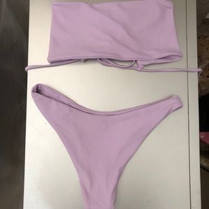 Pastel purple bikini